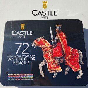 NEW CASTLE ARTS Art Supplies 72 Watercolor Pencils School Supplies Arts and Craf